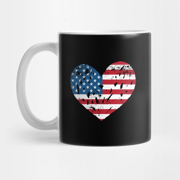 4th of July American Flag by MEDtee